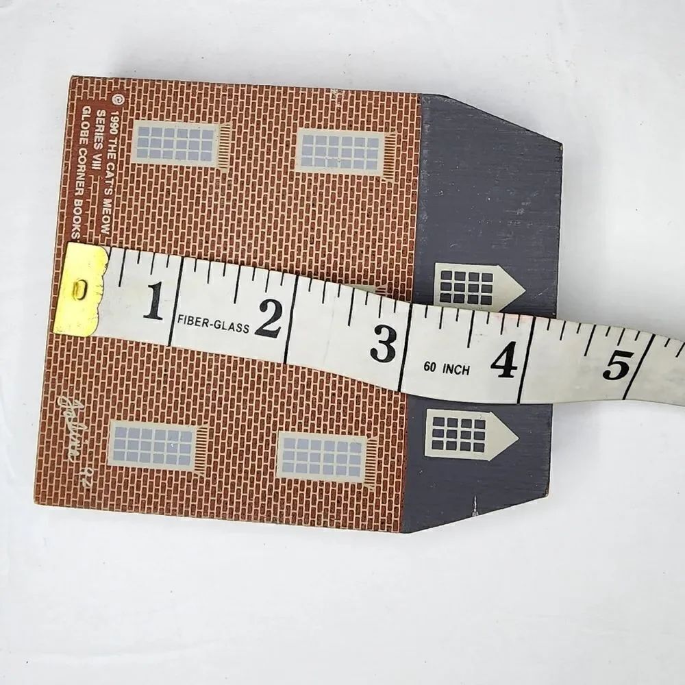 The Cats Meow The Globe Corner Bookstore 1990 series VIII collectable house - Picture 4 of 4